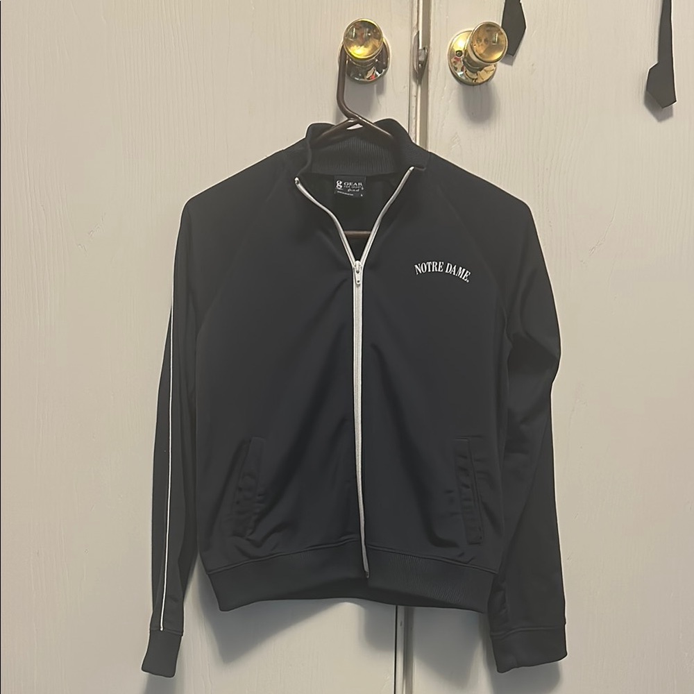 Notre Dame Black Zip-Up Jacket